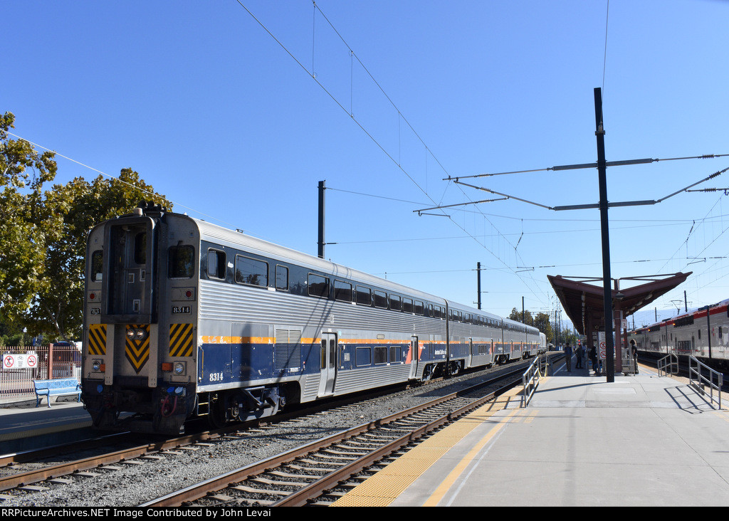 Amtrak Capitol Corridor Train # 538 awaiting departure from SJC